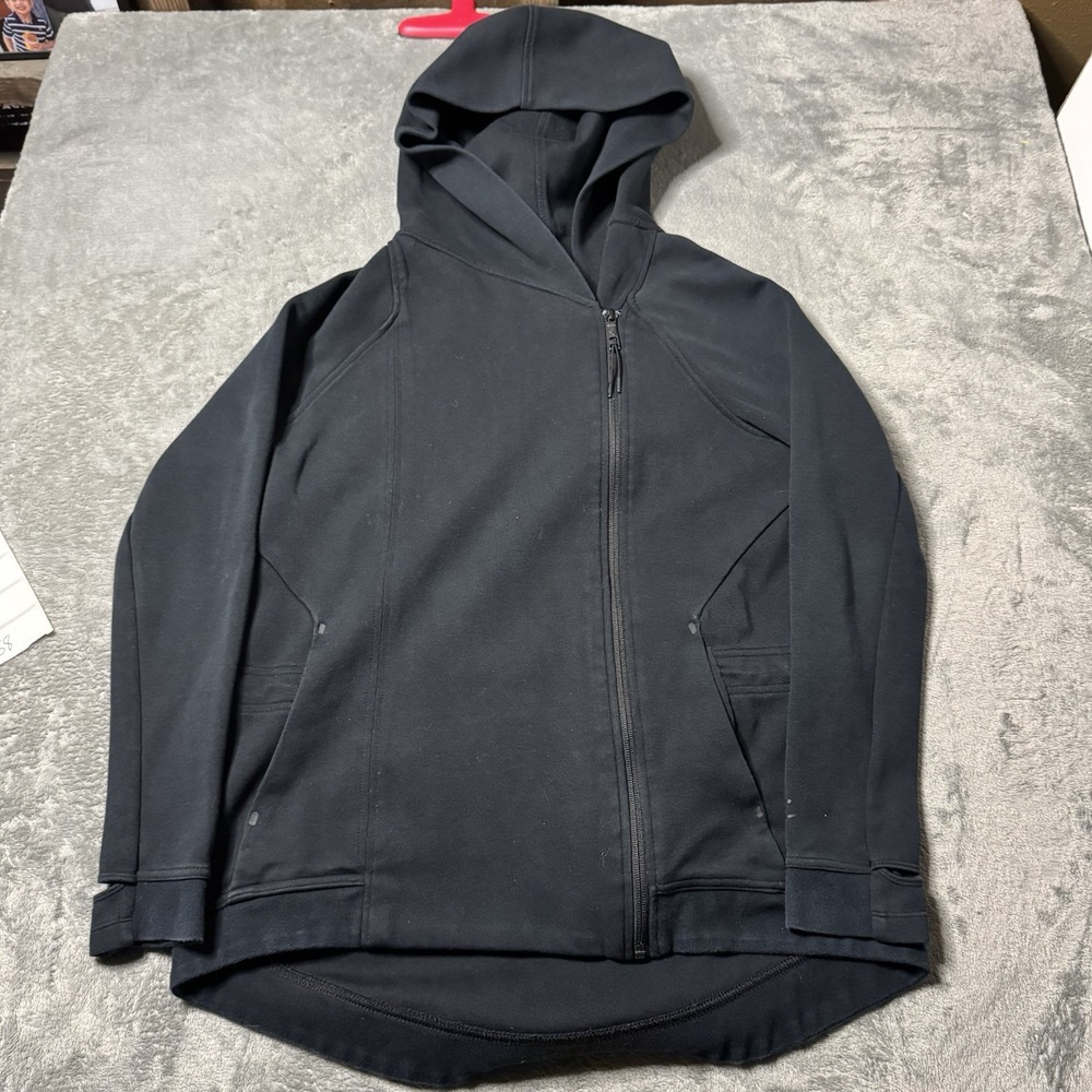 Nike Tech Fleece Cape Hoodie Women's Size Medium Black Activewear Full Zip